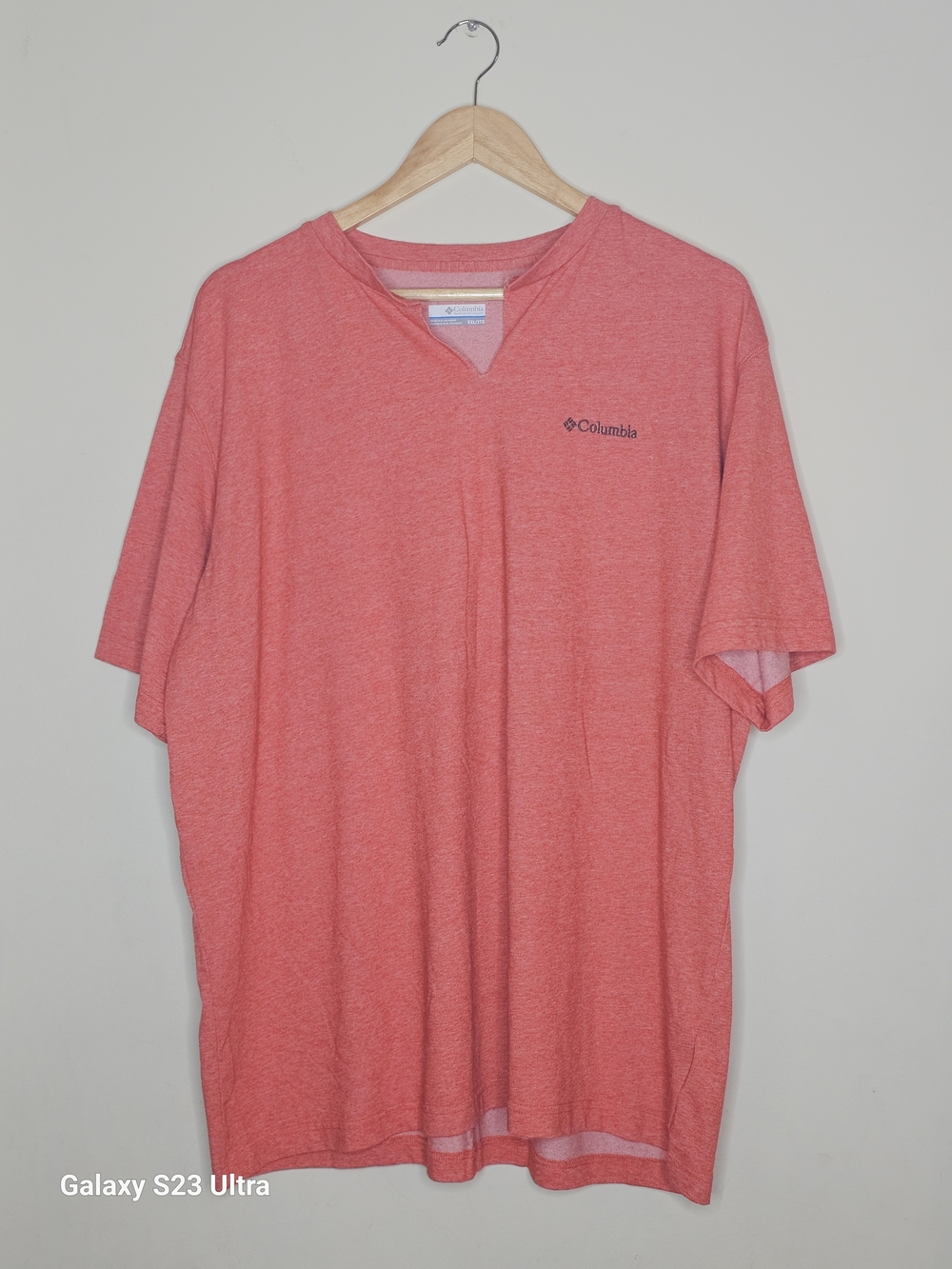 Columbia Men’s Heathered Orange Short-Sleeve Performance Tee